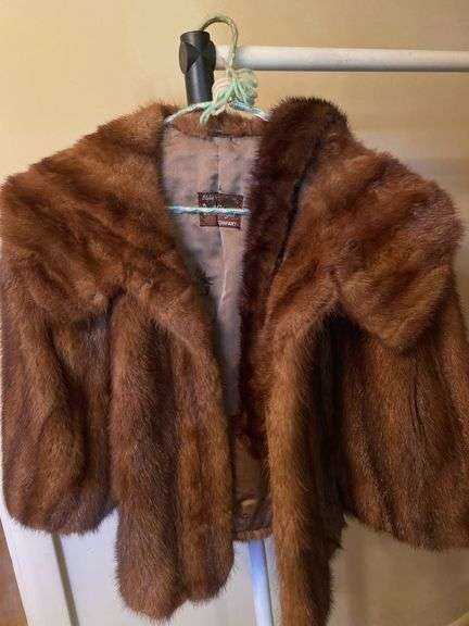 Fur coat & fur collar