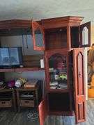 Extendable Entertainment Center - (contents not included)