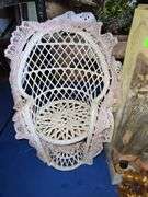 Victorian Beauty 12" Porcelain Doll, Victorian 12" Porcelain Doll with White Wicker Chair, 8" Native
