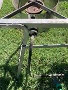Propane burner with twin head and foldable steel stand