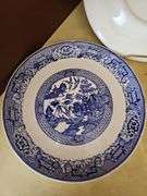 Willow Ware 9⅛" Luncheon Plate By Royal China & Blue & White Decorative Plates
