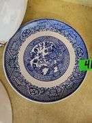 Willow Ware 9⅛" Luncheon Plate By Royal China & Blue & White Decorative Plates