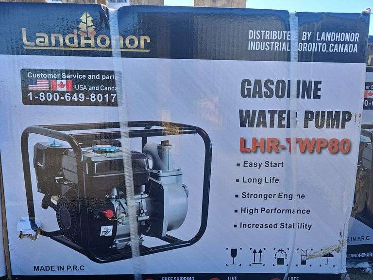 LandHonor Gasoline Water Pump