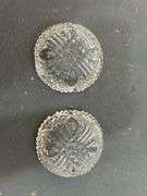 Vintage Imperial Clear Glass Saw Tooth Rim Candy Nut Bowl (round)