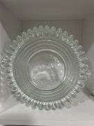 Unique clear glass bowl