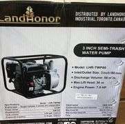 LandHonor Gasoline Water Pump