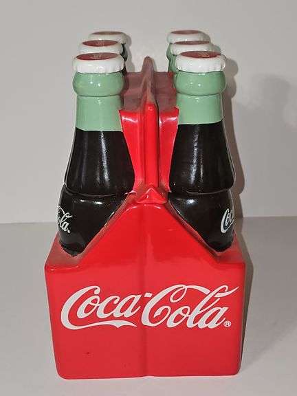 2001 Vintage COCA COLA 6 Pack COOKIE JAR by Gibson