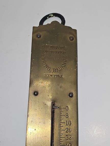 Chatillon's Improved Spring Balance brass scale
