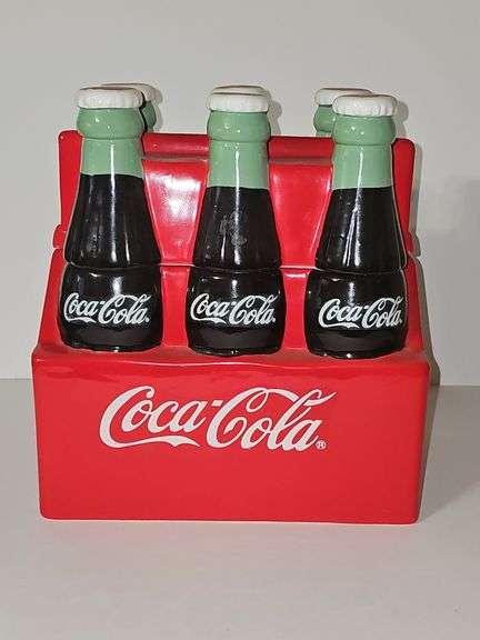 2001 Vintage COCA COLA 6 Pack COOKIE JAR by Gibson