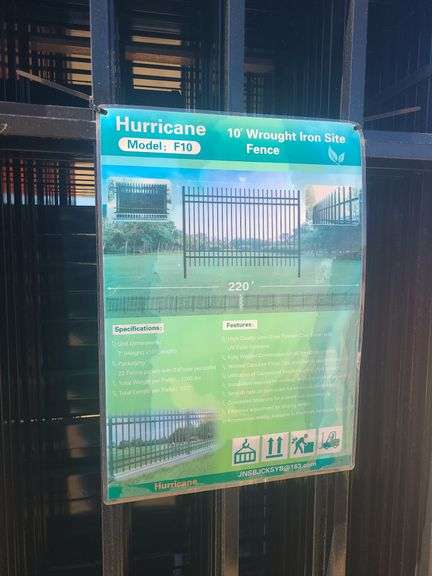 Hurricane Metal Fence Panels