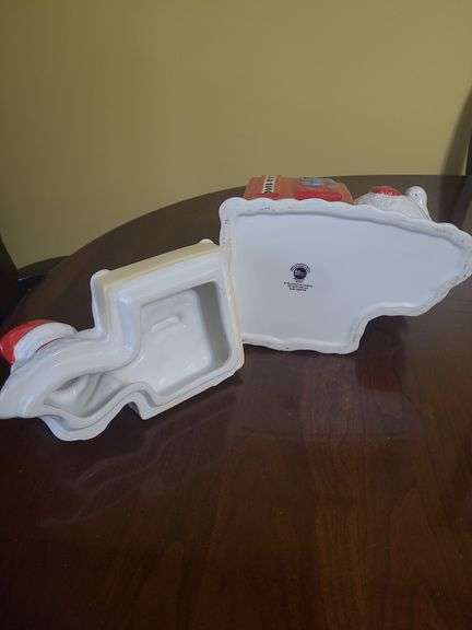 Bear next to Coca-Cola Machine Cookie Jar