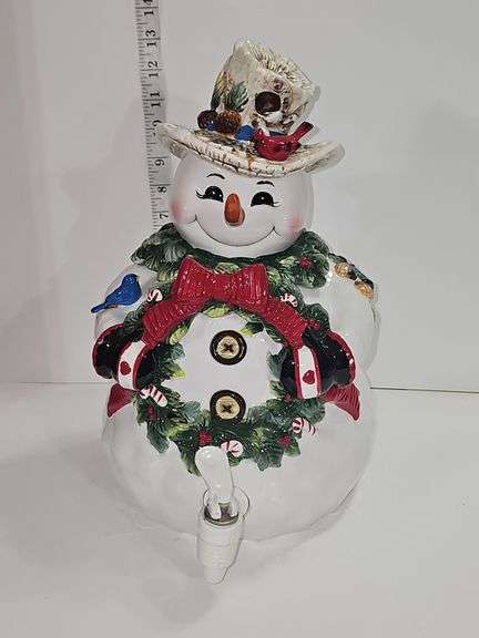 Better Homes & Gardens Snowman “Merry Christmas” Beverage Dispenser.