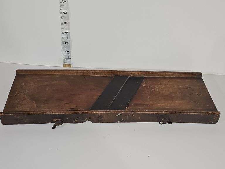 Antique Wooden Cabbage Kraut Cutter Slaw Slicer