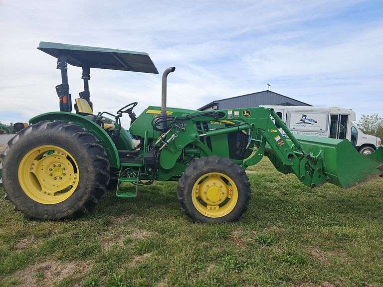 John Deere 5085E Tractor with H240 Loader