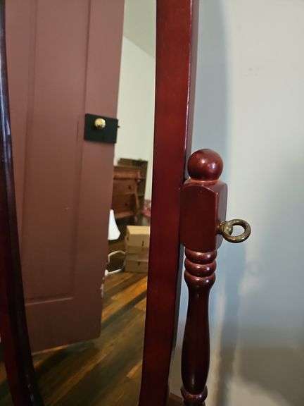 Mahogany Cheval Mirror