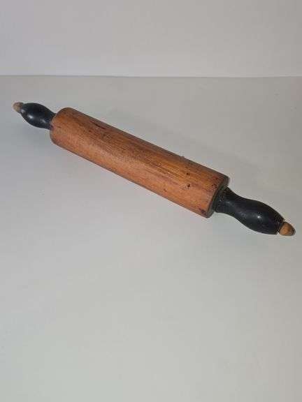 Dark wood rolling pin