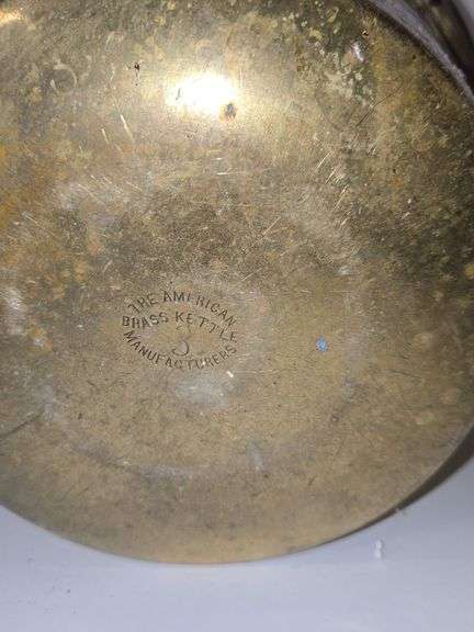 The American brass kettle.