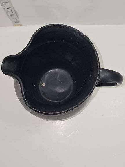 Black Stoneware drink pitcher