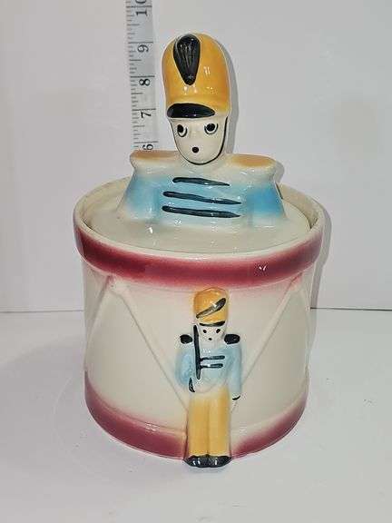 Drum Major cookie jar.