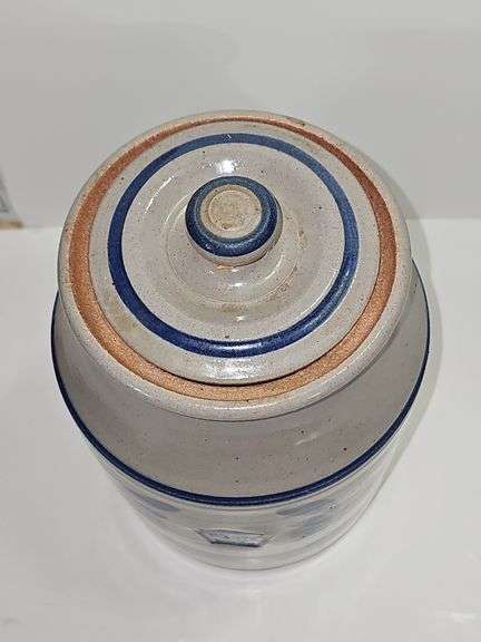 Heinz 57 salt-glazed stoneware canister