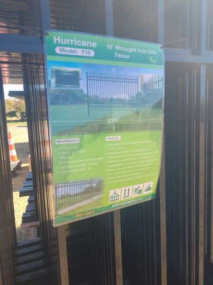 Hurricane Metal Fence Panels