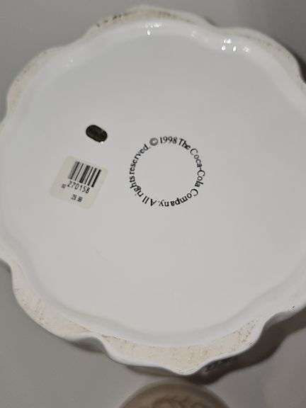 1998 Cracker Barrel Coke Coca Cola victorian style fountain cookie jar