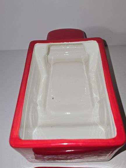 Coca-Cola delivery truck ceramic cookie jar.