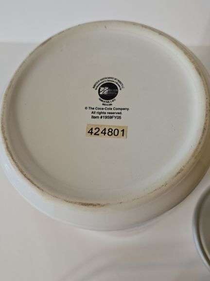 2004 Coca-Cola Polar Bear ceramic cookie jar.