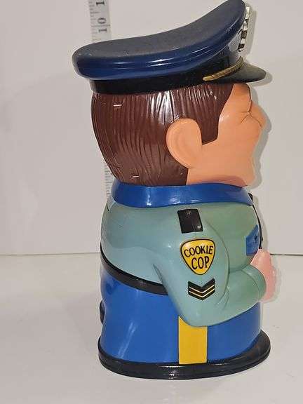 Vintage "Cookie Cop" talking cookie jar.