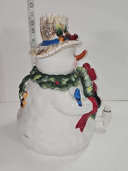 Better Homes & Gardens Snowman “Merry Christmas” Beverage Dispenser.