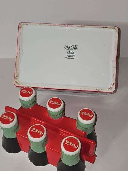 2001 Vintage COCA COLA 6 Pack COOKIE JAR by Gibson