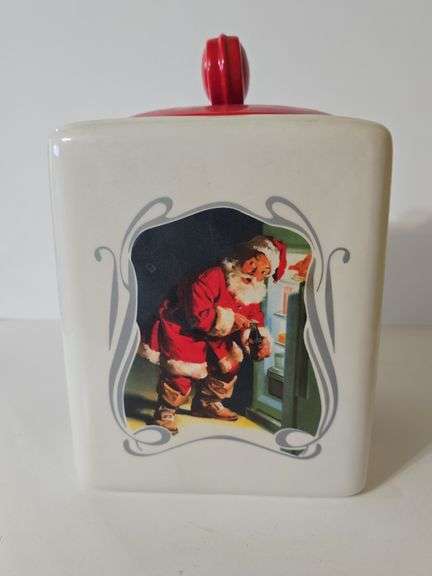 Gibson 2006 Coca-Cola 75th Anniversary Santa cookie jar.