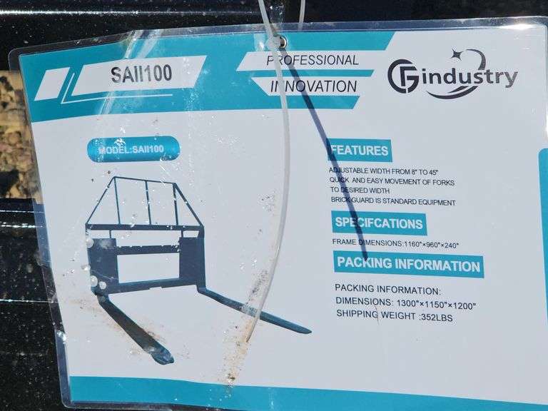 AGT Skid Steer Pallet Forks