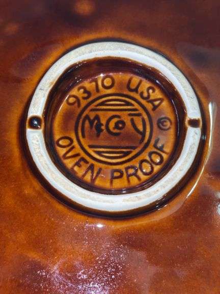 Vintage McCoy turkey platter.