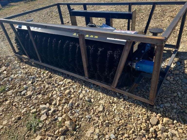 AGT Skid Steer Rotary Angel Broom