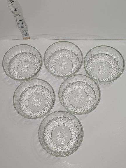 Small Clear glass bowls