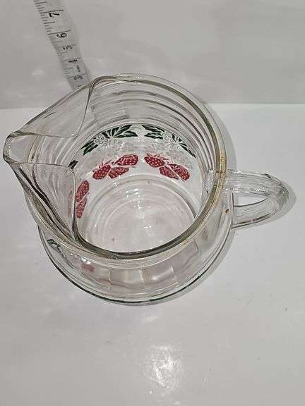 Vintage Strawberry Pitcher