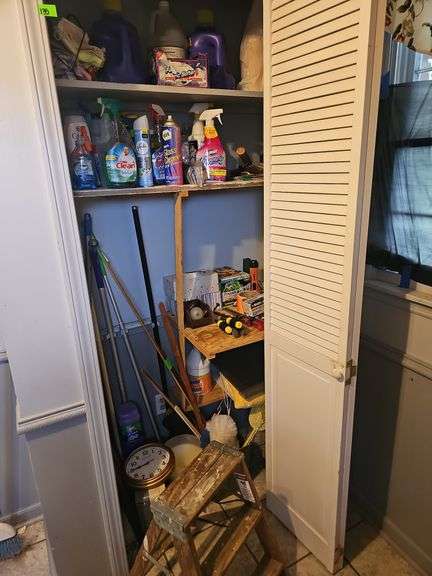 Laundry Room Closet Contents