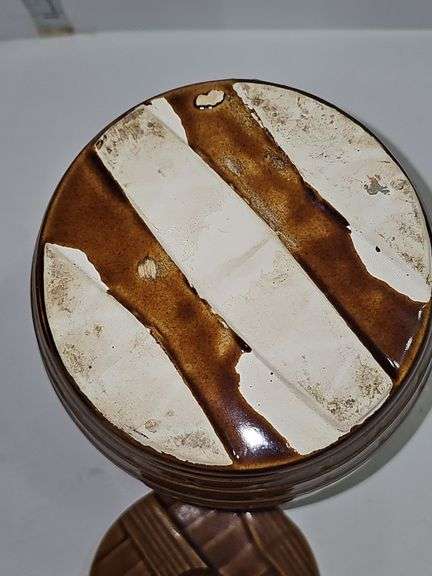 "Whiskey Barrel" cookie jar.