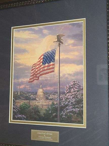 Thomas Kincaid " America's Pride" framed print