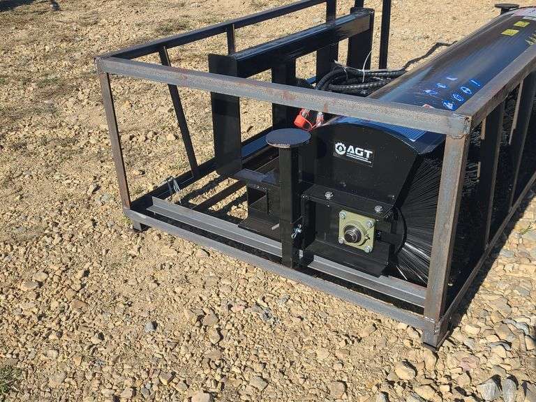 AGT Skid Steer Rotary Angel Broom