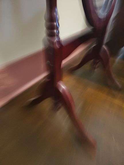 Mahogany Cheval Mirror