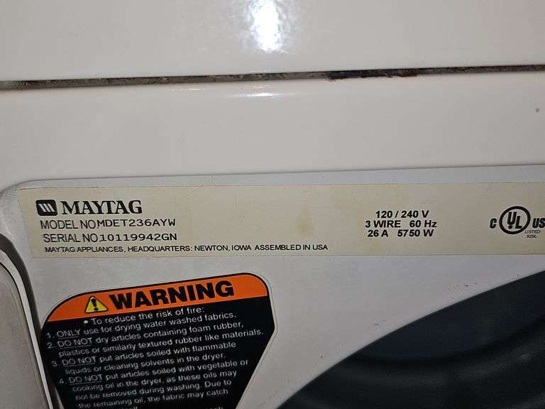 Maytag Dryer