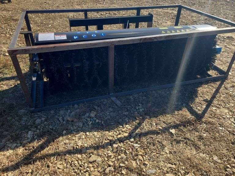 AGT Skid Steer Rotary Angel Broom