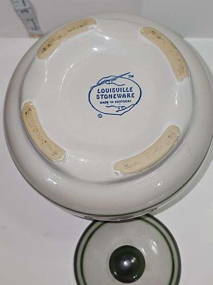 Vintage Louisville Stoneware Kentuckiana Girl Scouts 1995 cookie jar.