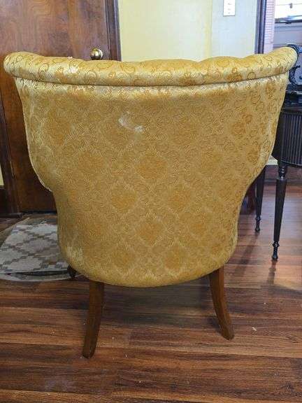 Vintage Channel Back Chair