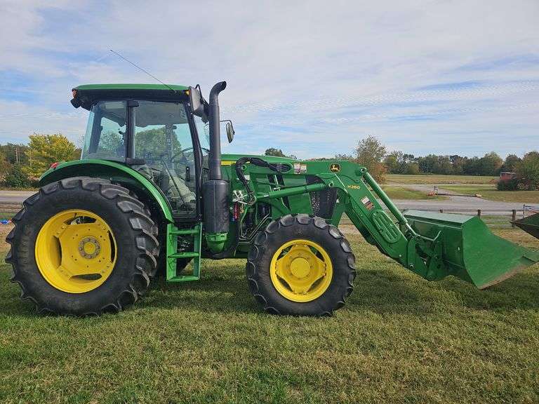 John Deere 6105E Cab Tractor with H260 Loader