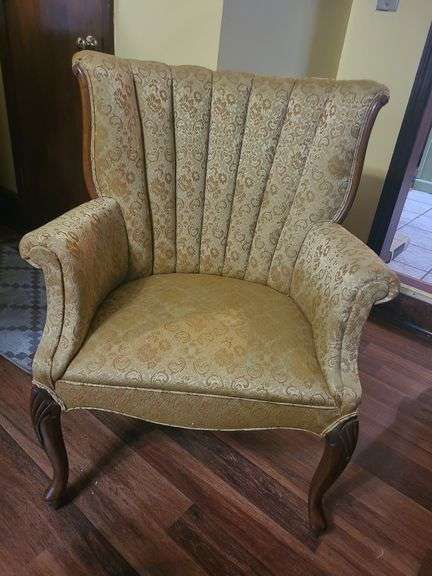 Vintage Channel Back Chair