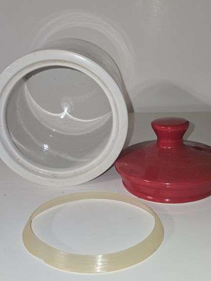 Vintage 1990s Coca-Cola Big King Size Ice Cold ceramic cookie jar.