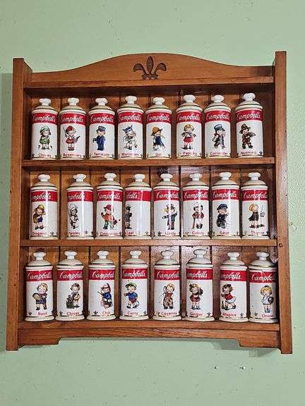 Campbell's Kids spice rack set.
